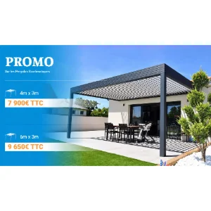 Pergola bioclimatique